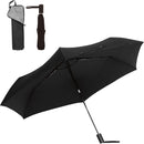 自動開閉6本骨カーボン雨傘 形状安定 ブラック メーカー直送 ▼返品・キャンセル不可【他商品との同時購入不可】