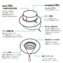 フォレス 遮光UVレインハット ブラック 71711BK メーカー直送 ▼返品・キャンセル不可【他商品との同時購入不可】