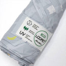 晴雨兼用 折傘 55cm エコルーペット 5段 17381GY メーカー直送 ▼返品・キャンセル不可【他商品との同時購入不可