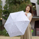 晴雨兼用 折傘 55cm エコルーペット 5段 17381GY メーカー直送 ▼返品・キャンセル不可【他商品との同時購入不可