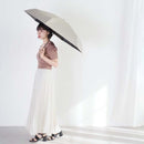 晴雨兼用 折傘 55cm ピーチドロップ 遮光5段 52004BG メーカー直送 ▼返品・キャンセル不可【他商品との同時購入不可