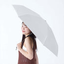 晴雨兼用 折傘 55cm ピーチドロップ 遮光5段 52006GY メーカー直送 ▼返品・キャンセル不可【他商品との同時購入不可