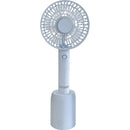 ommix風量5段階スウィング台座付きハンディファンメーカー直送 ▼返品・キャンセル不可【他商品との同時購入不可】