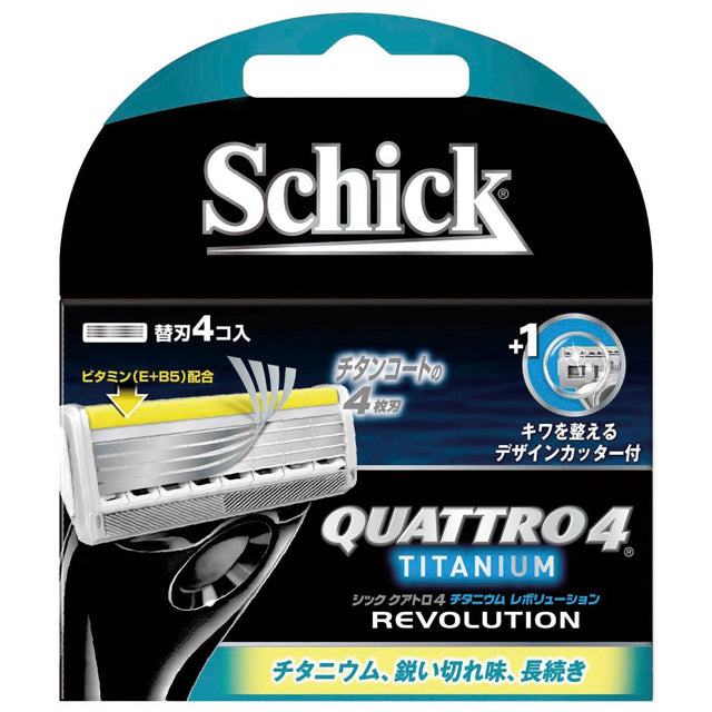 シック クアトロ4チタニウムレボリューション替刃 4個