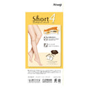 Atsugi Short Stockings, Below Knee Length, Loose Rubber, 4 Pairs, 22-25, Pearl Beige, 4 Pairs
