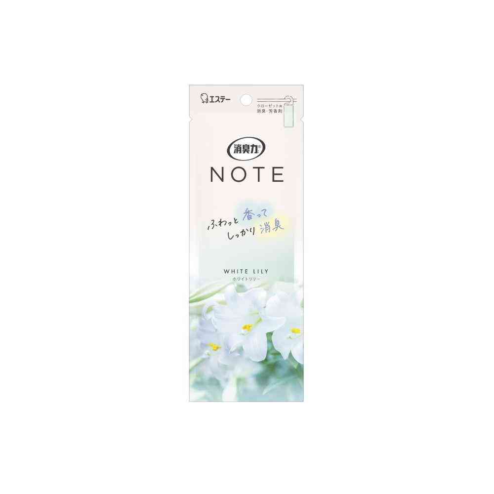 エステー 消臭力 NOTE クローゼット用 ホワイトリリー 1個