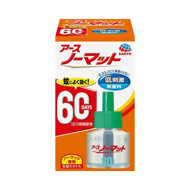 防除用医薬部外品】アース ノーマット 取替えボトル 無香料 60日用45ml