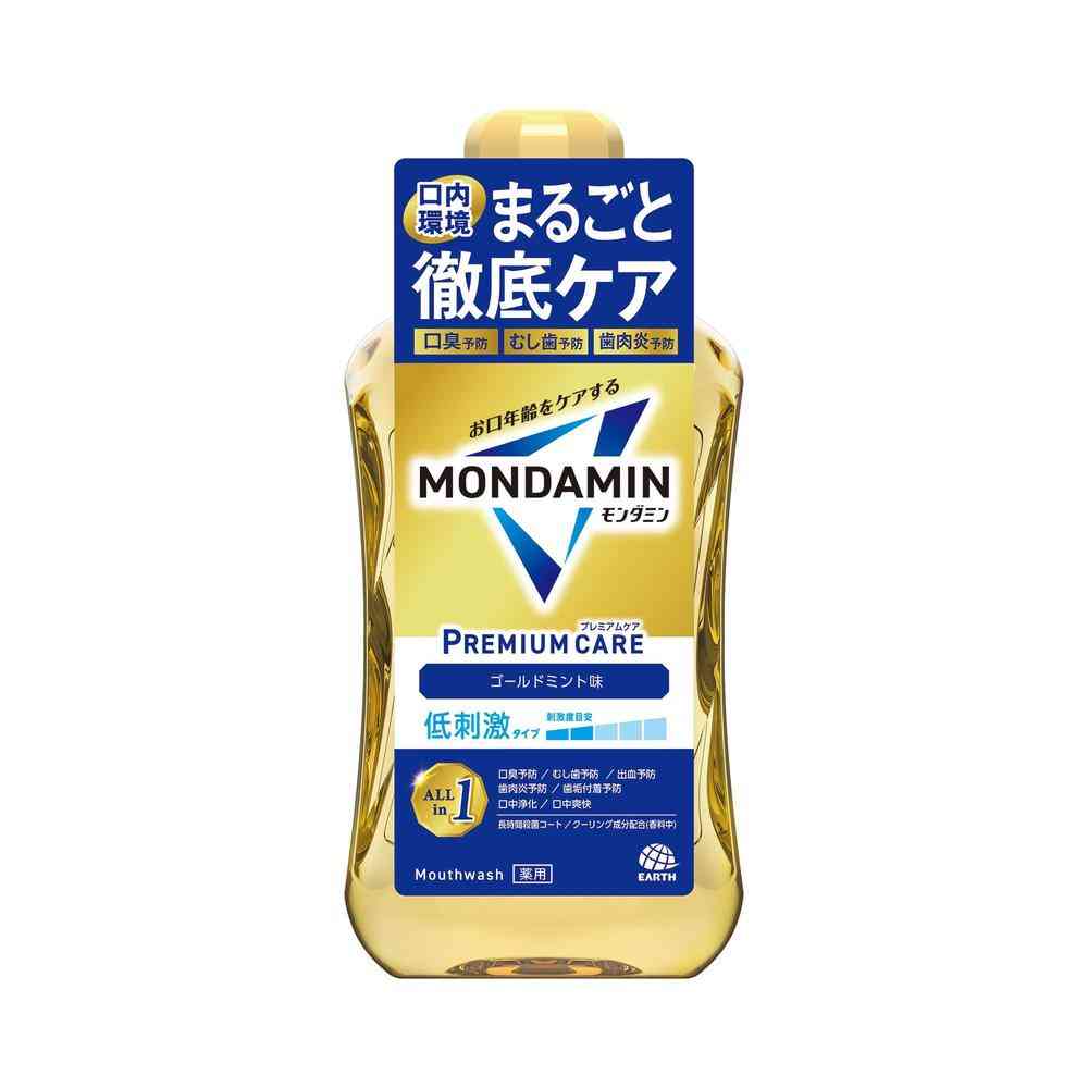 医薬部外品】アース製薬 モンダミン プレミアムケア ゴールドミント 1000ml