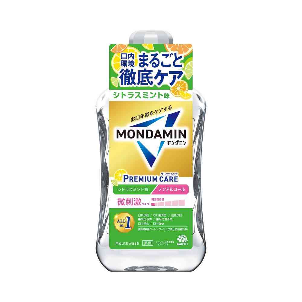 医薬部外品】アース製薬 モンダミン プレミアムケア シトラスミント 1000ml