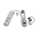 エルパ ELPA カバー付事務所向けタップ 耐雷 4個口3m OAT-JPC43SB