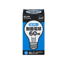 エルパ ELPA 耐震電球 60W 照明 E26 110V 60W クリア EVP110V60WA60C