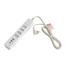朝日電器 エルパ ELPA コード付USBタップPD20W 2m 4個口 WLS-4322SUC(W)