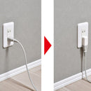 エルパ ELPA スペースアダプタ 縦型 A-372B(W)