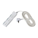 エルパ ELPA 耐雷スイッチ付タップ 3個口5M WLK-35S ホワイト