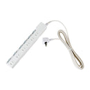 エルパ ELPA ブレーカー付耐雷スイッチ付タップ 6個口3M WLK-63B ホワイト