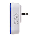 ELPA 電池がいらない かんたんチャイム 防雨ボタン セット WC-S8090AC 1個