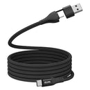 エルパ ELPA マグネットUSBケーブル ラウンド A&CtoC MCA-ACC1560