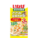 いなばペットフード いなば ささみと緑黄色野菜 14歳からのとり軟骨入り 60g×3袋