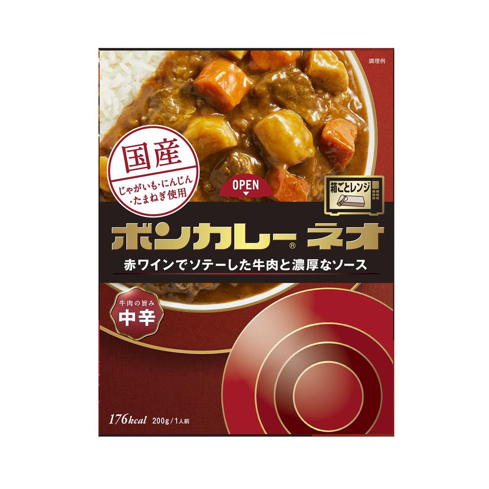 ◇大塚食品 ボンカレー ネオ 中辛 200g
