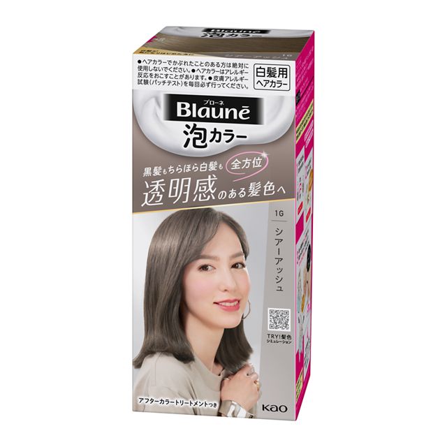 医薬部外品】花王 ブローネ泡カラー 1G シアーアッシュ108ml