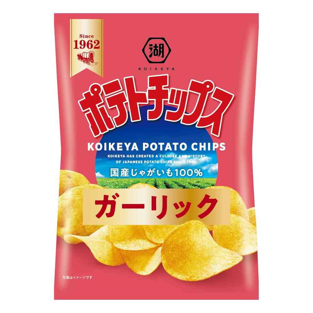 ◇湖池屋 ポテトチップス ガーリック 50g
