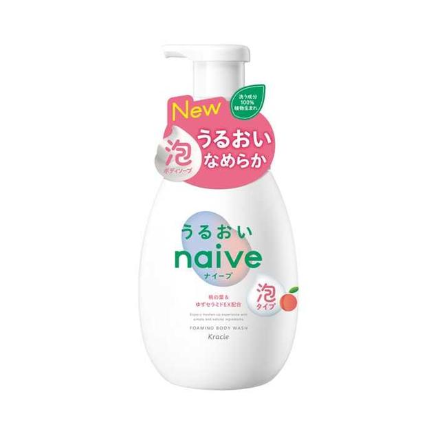 ナイーブ　泡　ボディソープ ナイーブ 泡で出てくるボディソープ うるおいタイプ ポンプ