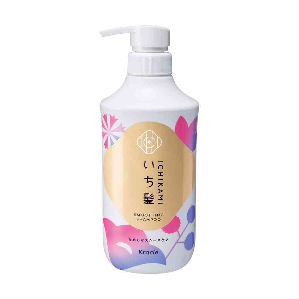 シャンプー piiichan24 クラシエ いち髪 なめらかスムースケア シャンプー ポンプ 450ml