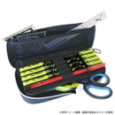 クツワ  デスクオーガナイザーペンケース ネイビー 100g