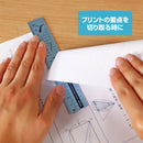 クツワ  アルミ定規 ブルー 15g