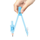 クツワ  回しやすい算数コンパス ライトブルー 29g