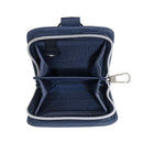 クツワ  縦型マルチウォレット ネイビー 82g