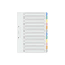 コクヨ 仕切りカードPPA4S2穴12山 1組