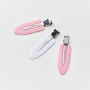 マペペ 跡が付かない前髪クリップ PK&WH3個入り1セット