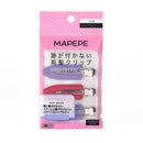 マペペ 跡が付かない前髪クリップ PU&PK3個入り1セット