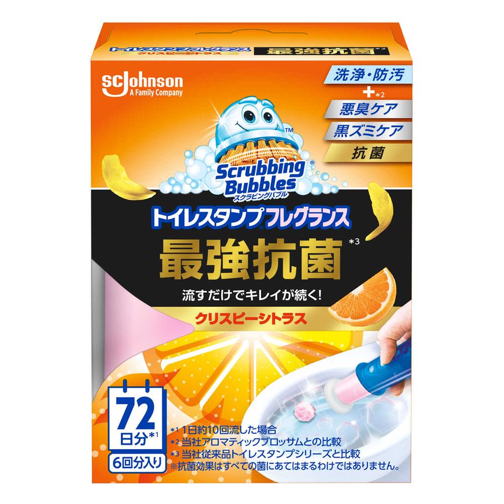 ジョンソン スクラビングバブル トイレスタンプ 最強抗菌 クリスピー