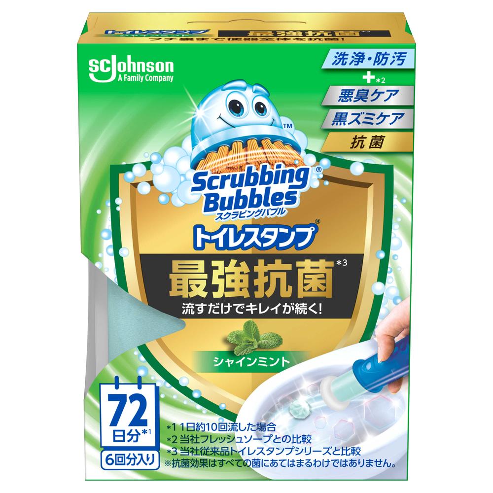 ジョンソン スクラビングバブル トイレスタンプ 最強抗菌 シャイン