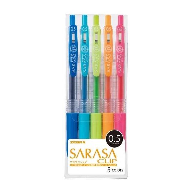 ゼブラ サラサクリップ0.5 5色セット5色セット