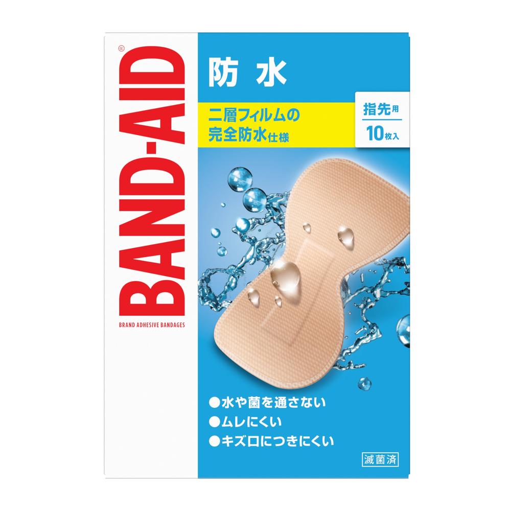 一般医療機器】バンドエイド 防水 指先用 10枚 
