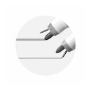 サンスター文具 Ninipie deco(ニニピーデコ) グレー 1本