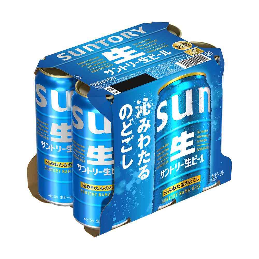 サントリー 生ビール 500ml×6本