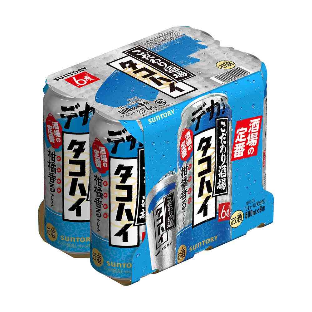 サントリー こだわり酒場のタコハイ 500ml×6本