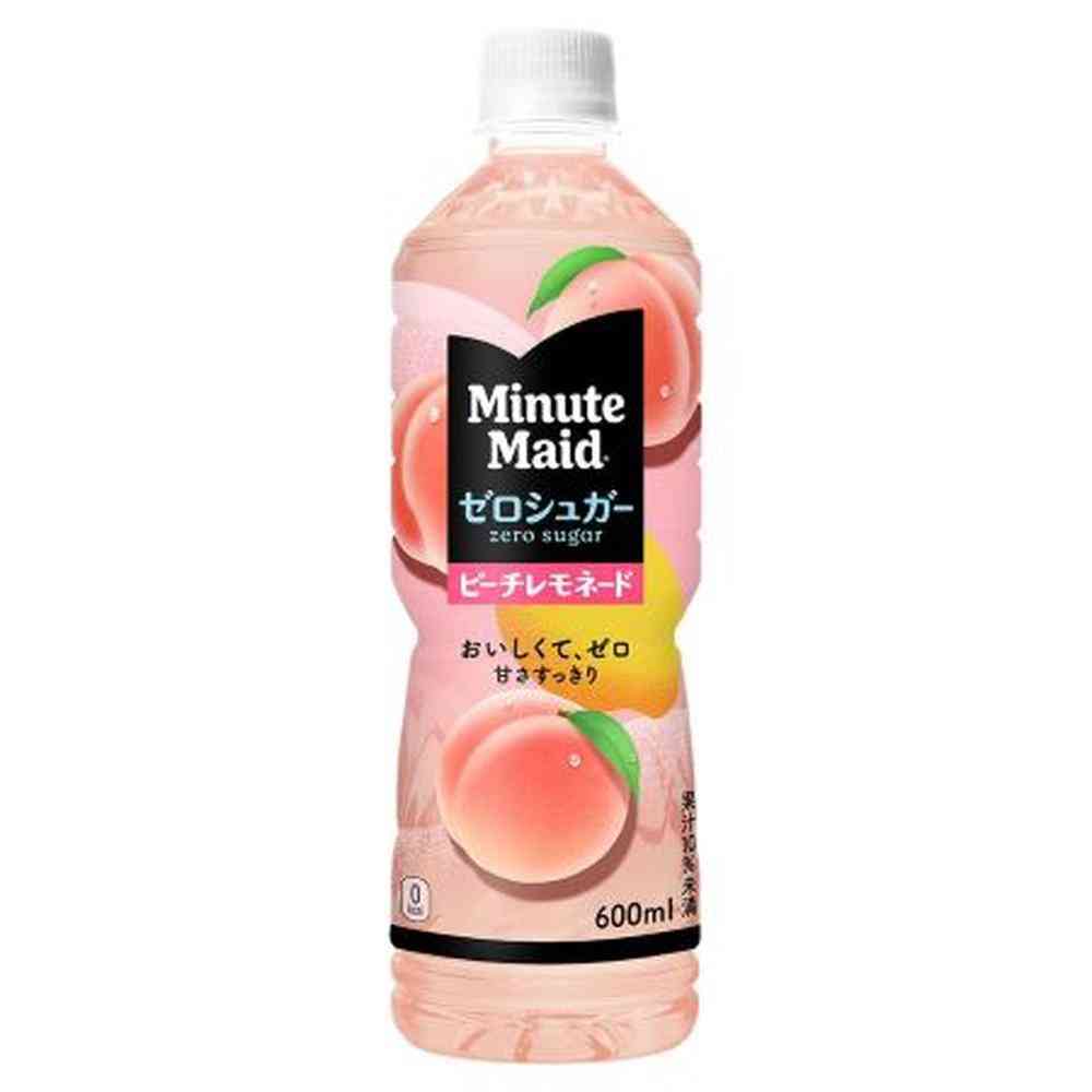 ◇コカ・コーラ ミニッツメイド ゼロシュガー ピーチレモネード 600ml
