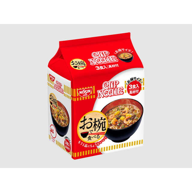 ◇日清 お椀で食べる カップヌードル 3食パック