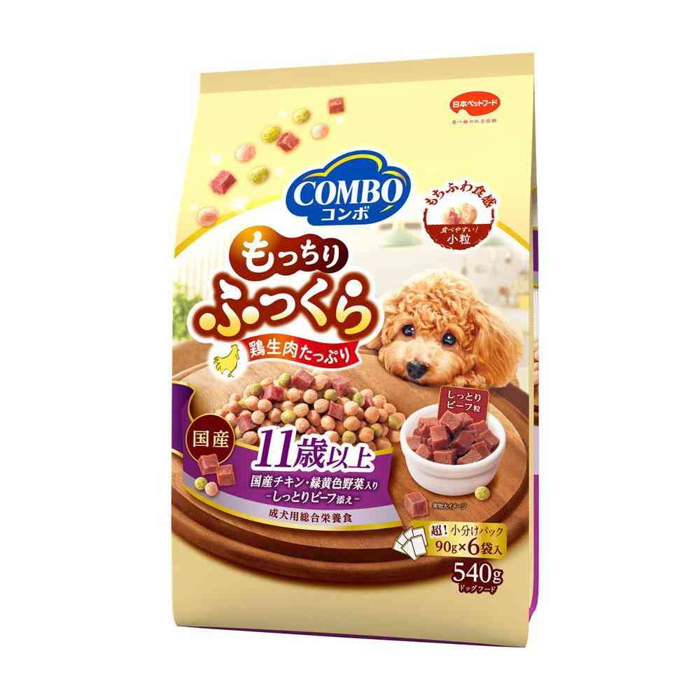 日本ペットフード コンボ ドッグ もっちりふっくら 11歳以上 540g（90g
