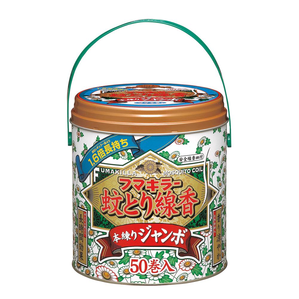 防除用医薬部外品】フマキラー ジャンボ蚊とり線香 本練り 50巻入