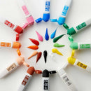 ぺんてる 水彩絵の具 エフ水彩 ワンタッチキャップ・ポリチューブ入り セット 12色 WFC2-12 12ml/本×12色