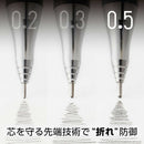 ぺんてる シャープペンシル オレンズ メタルグリップ 0.5mm レッド軸 XPP1005G2-B 1本