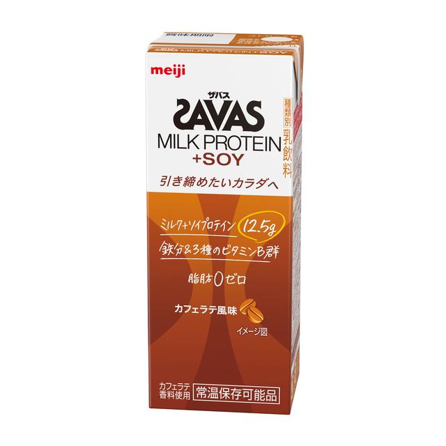 明治 ザバス ミルクプロテイン MILK PROTEIN 脂肪0 SOY ミルクティー風味(200ml*24本セット)