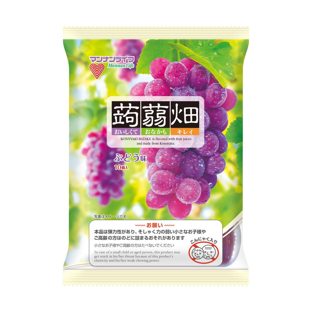 こんにゃくん ◇マンナンライフ 蒟蒻畑 ぶどう味 250g