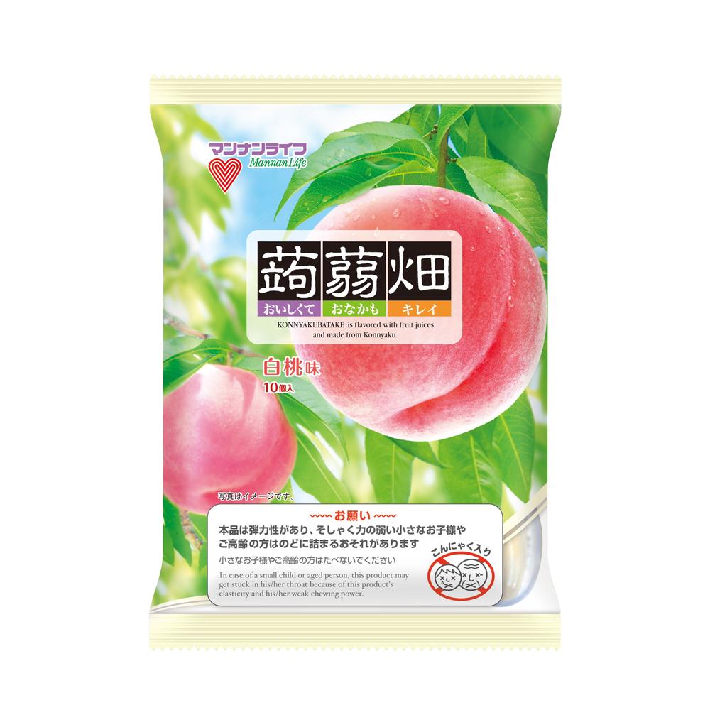 ◇マンナンライフ 蒟蒻畑 白桃味 250g